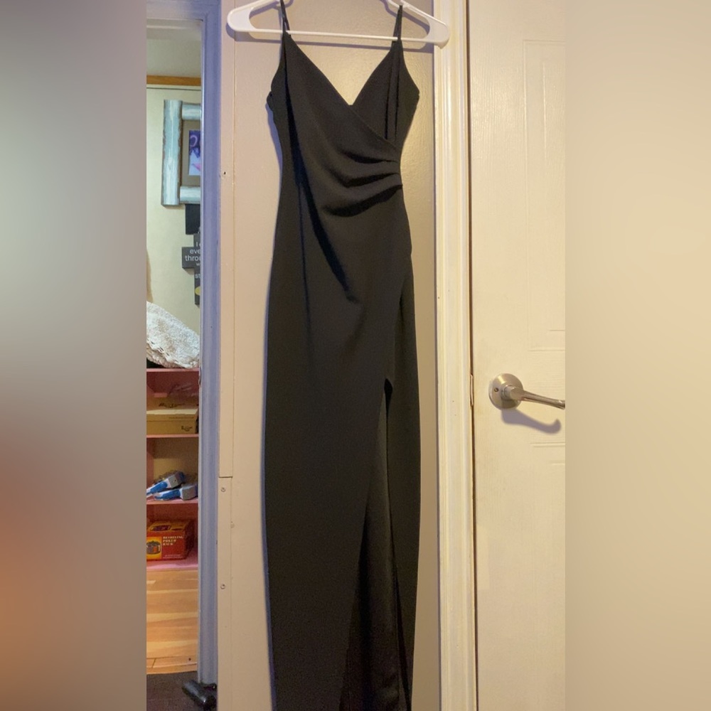 black long dress size; S